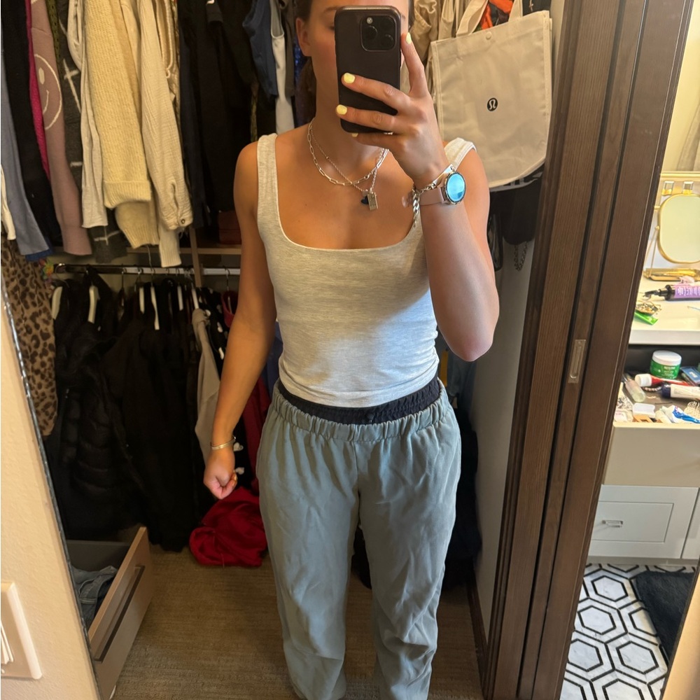 Brandy Melville Green/Gray sweats